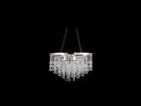 Mid. Chandeliers Glass Down by Avenue Lighting ( 192 | HF1809-PN Hollywood Blvd. ) 