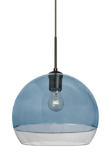 Pendants Glass Down by Besa ( 74 | 1JC-ALLY12BL-BR Ally ) 