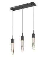 Linear/Island 3 Light Bar by Avenue Lighting ( 192 | HF1900-3-AP-BK Aspen ) 