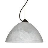 Mini Pendants Glass Down by Besa ( 74 | 1KX-420152-BK Besa Tessa Pendant ) 