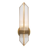 Sconces Single Glass by Alora ( 452 | WV332904VBCR Cairo ) 