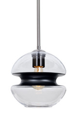 Multi-Systems Line Voltage Pendants by Besa ( 74 | 1TT-HULA8BK-EDIL-SN Hula 8 ) 