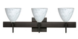 Bathroom Fixtures Three Lights by Besa ( 74 | 3SW-177919-BR-SQ Mia ) 