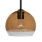 Mini Pendants Glass Down by Besa ( 74 | 1TT-ALLY8AM-BK Besa Ally 8 Stem Pendant ) 