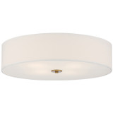 Flush Mounts Drum Shade by Access ( 18 | 64064LEDDLP-ABB/WH Mid Town ) 