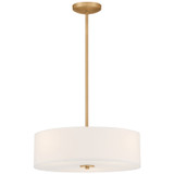 Pendants Drum Shade by Access ( 18 | 64065LEDDLP-ABB/WH Mid Town ) 