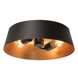 Flush Mounts Cage Style by AFX Lighting ( 162 | LRCF14MBBKGD Lyric ) 