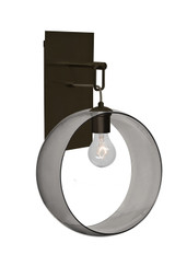 Sconces Single Glass by Besa ( 74 | 1WP-PLATOSM-BR-NI Plato ) 