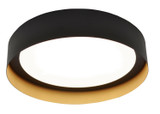 Flush Mounts Drum Shade by AFX Lighting ( 162 | RVF162600L30D1BKGD Reveal ) 