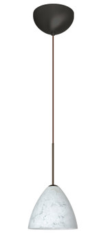 Mini Pendants Glass Down by Besa ( 74 | 1XC-177919-LED-BR Mia ) 
