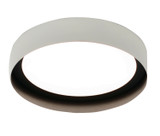Flush Mounts Drum Shade by AFX Lighting ( 162 | RVF162600L30D1WHBK Reveal ) 