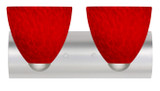 Bathroom Fixtures Two Lights by Besa ( 74 | 2WZ-7572RC-LED-SN Besa Sasha Vanity ) 