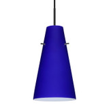 Mini Pendants Glass Down by Besa ( 74 | J-4124CM-LED-BK Besa Cierro Pendant ) 