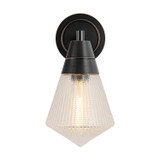 Sconces Single Glass by Alora ( 452 | WV348106UBPG Willard ) 