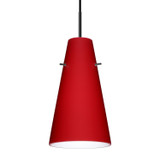 Mini Pendants Glass Down by Besa ( 74 | J-4124RM-LED-BK Besa Cierro Pendant ) 