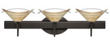Bathroom Fixtures Three Lights by Besa ( 74 | 3SW-181305-BR Hoppi ) 