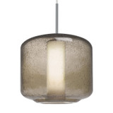 Mini Pendants Glass Down by Besa ( 74 | 1JC-NILES10SO-LED-SN Besa Niles 10 Pendant ) 