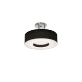 Semi-Flush Mts. Drum Shade by AFX Lighting ( 162 | MCF1214MB-BKSF Montclair ) 