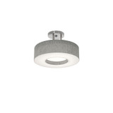 Semi-Flush Mts. Drum Shade by AFX Lighting ( 162 | MCF1214MB-GYSF Montclair ) 