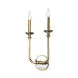 Sconces Double Candle by Alora ( 452 | WV351502VB Peabody ) 