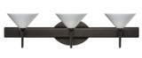 Bathroom Fixtures Three Lights by Besa ( 74 | 3SW-282453-BR Kona ) 
