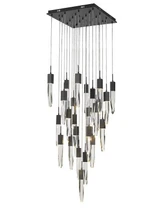 Large Chandeliers Glass Shade by Avenue Lighting ( 192 | HF1904-25-AP-BK-C Aspen ) 