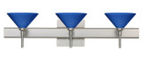 Bathroom Fixtures Three Lights by Besa ( 74 | 3SW-282484-SN-SQ Kona ) 