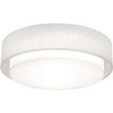 Flush Mounts Drum Shade by AFX Lighting ( 162 | SAF3244L5AJUD-LW-MS Sanibel ) 