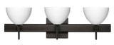 Bathroom Fixtures Three Lights by Besa ( 74 | 3SW-467907-BR-SQ Brella ) 