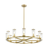 Mid. Chandeliers Glass Up by Alora ( 452 | CH309012NBCG Revolve ) 