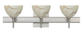 Bathroom Fixtures Three Lights by Besa ( 74 | 3SW-467983-SN-SQ Brella ) 