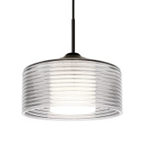 Mini Pendants Glass Down by Besa ( 74 | 1JC-BELUCL-LED-BK Besa Belu Pendant ) 