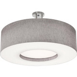 Semi-Flush Mts. Drum Shade by AFX Lighting ( 162 | MCF3044L5AJUD-GYSF Montclair ) 
