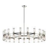 Large Chandeliers Glass Shade by Alora ( 452 | CH309042PNCG Revolve ) 