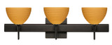 Bathroom Fixtures Three Lights by Besa ( 74 | 3SW-4679OK-BR-SQ Brella ) 