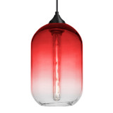 Mini Pendants Glass Down by Besa ( 74 | 1JC-OMEGA12RD-EDIL-BK Besa Omega 12 Pendant ) 