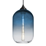Mini Pendants Glass Down by Besa ( 74 | 1JC-OMEGA12ST-EDIL-BK Besa Omega 12 Pendant ) 