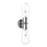 Sconces Double Glass by Alora ( 452 | WV464002CH Marcel ) 