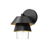 Sconces Single Glass by Alora ( 452 | WV475106MBCL Tetsu ) 