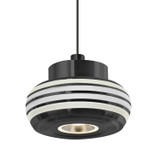 Multi-Systems Low Voltage Pendants by Besa ( 74 | RXP-FLOW00-CLFR-LED-BK Besa Flower Pendant ) 