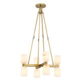 Mid. Chandeliers Glass Up by Alora ( 452 | CH338822VBAR Lucian ) 