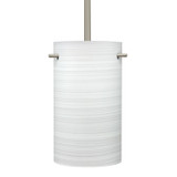 Mini Pendants Glass Down by Besa ( 74 | 1TT-4005KR-SN Besa Tamburo 5 Stem Pendant ) 