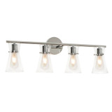 Bathroom Fixtures Four Lights by AFX Lighting ( 162 | AMDV3310MBPC Amanda ) 