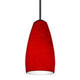 Mini Pendants Glass Down by Besa ( 74 | 1BT-1509RC-MED-BK Besa Chrissy Pendant ) 