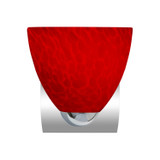 Sconces Single Glass by Besa ( 74 | 1WZ-7572RC-LED-CR Besa Sasha Mini Sconce ) 