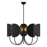 Mid. Chandeliers Metal Shade by Alora ( 452 | CH450732MB Seno ) 