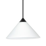 Mini Pendants Glass Down by Besa ( 74 | 1XC-117607-LED-BK Besa Kona Pendant ) 