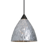 Mini Pendants Glass Down by Besa ( 74 | 1XC-EVESS-BK Besa Eve Pendant ) 