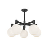 Mid. Chandeliers Glass Down by Alora ( 452 | CH506129MBOP Castilla ) 