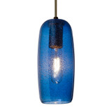 Pendants Glass Down by Besa ( 74 | 1JC-PINOT9BL-EDIL-BR Besa Pinot 9 Pendant ) 